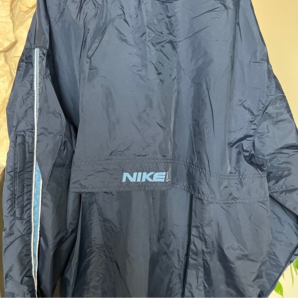 Vintage Y2K Nike Navy Blue Windbreaker Size XXL - Picture 5 of 7